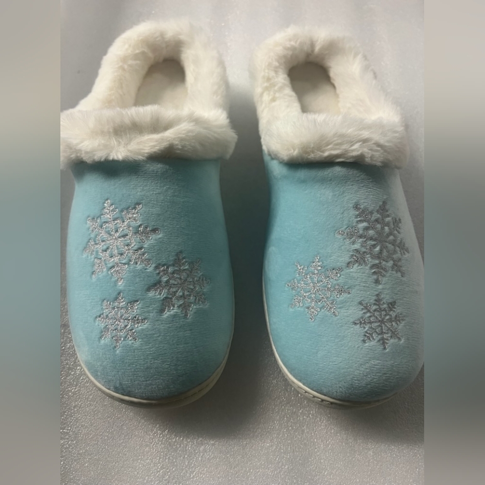 Charter Club Women's Snowflake Christmas Slippers